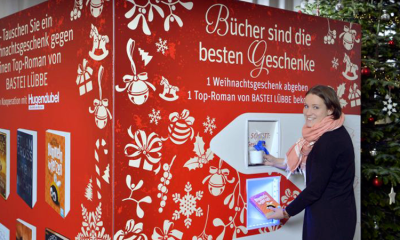 In Germania, la macchina per riciclare i regali e trasformarli in libri