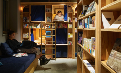 Un ostello per dormire tra i libri a Kyoto
